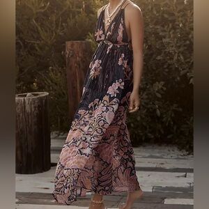 Anthropologie Cutout Maxi Dress
